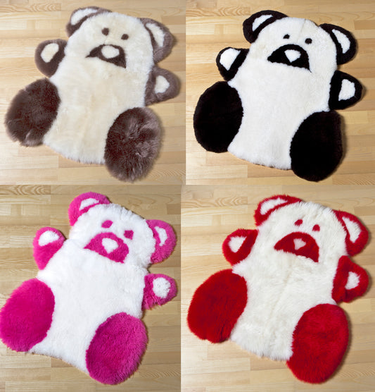 Teddy Bear Sheepskin Rug