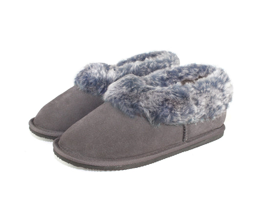 ECL929 Sheepskin Lined Slipper Boot