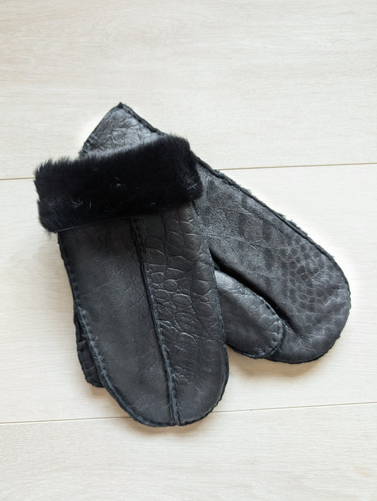 Mixed Nappa Sheepskin Mittens