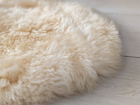 Natural Single Sheepskin Rug