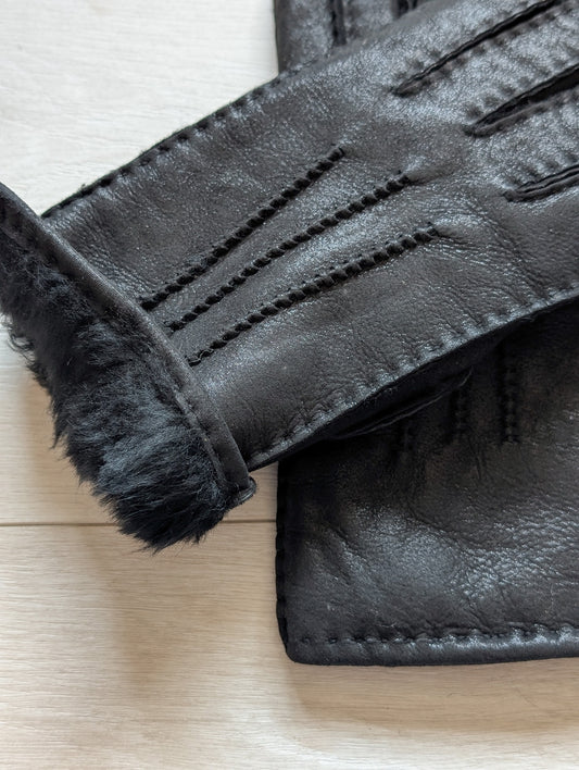 Women's 3 pt Sheepskin Glove With Lustre Finish