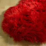 Coloured Single Sheepskin Rug