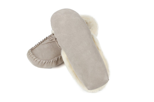 Willa Womens Wool Lined Moccasin Soft Sole