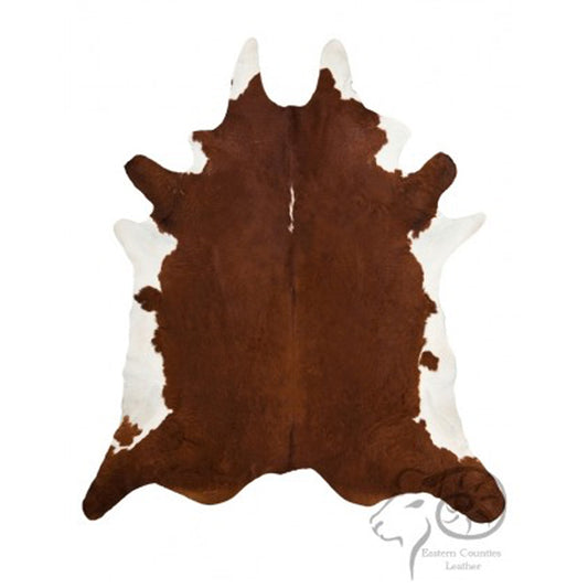 Cowhide Rug - Brown & White