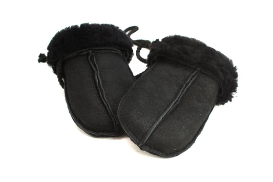 CPM Aviator Sheepskin Baby Mittens