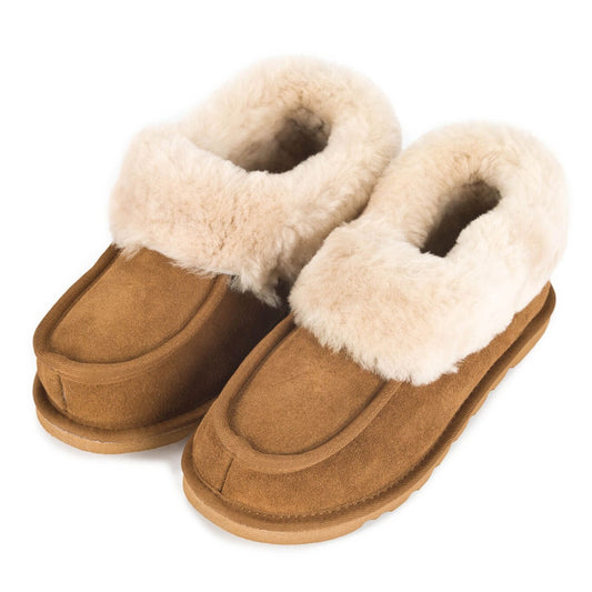 ECL949  Sheepskin Lined Slipper Boot