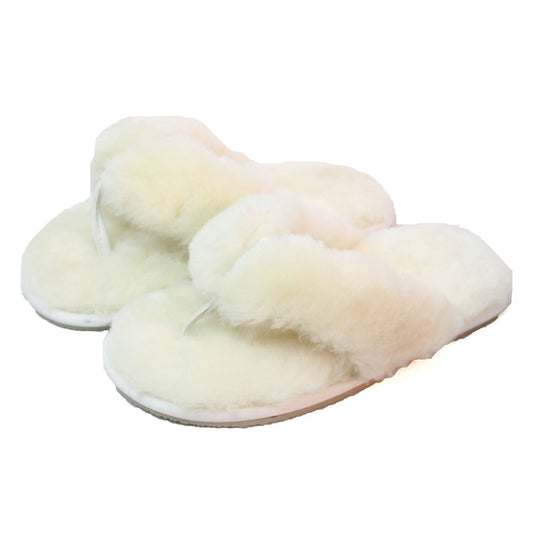 ECL979  Sheepskin Flip Flop Slipper