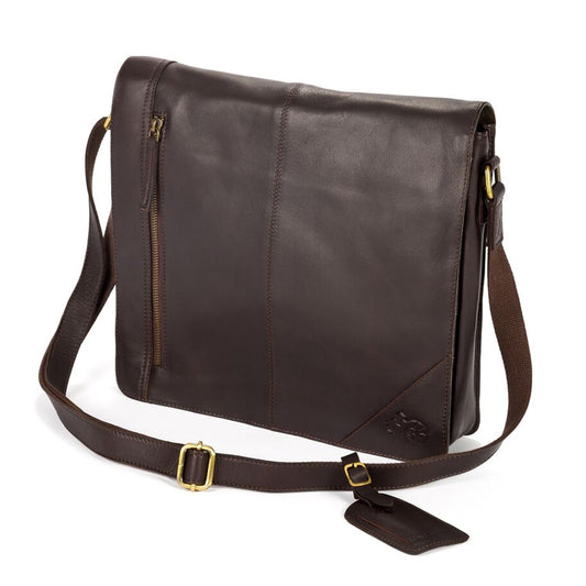 Leather Messenger Bag