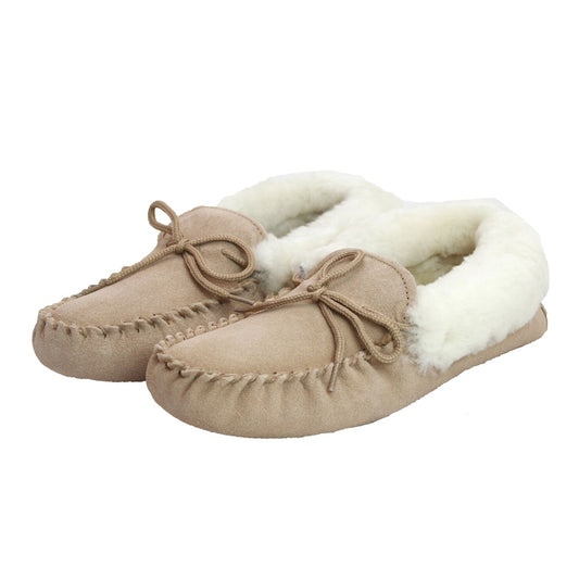 LSM1 Ladies Sheepskin Lined Moccasin