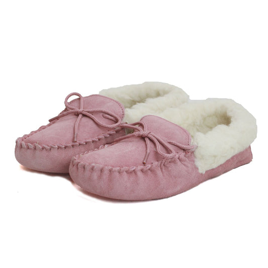 LWM1 Ladies Wool Lined Moccasin