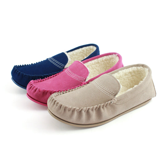 Bethany  Suede Moccasin