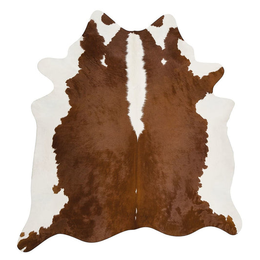 Cowhide Rug - Brown & White