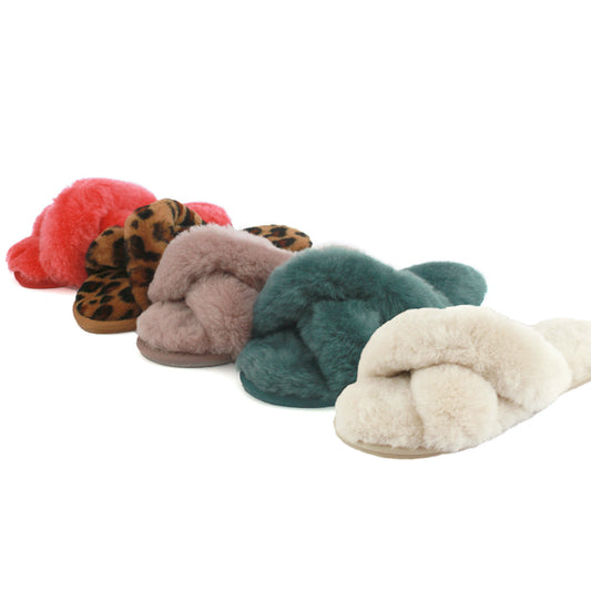 Delilah Sheepskin Slider