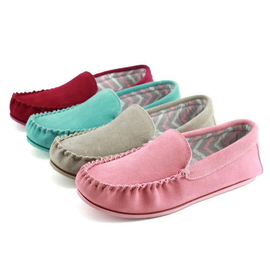 Ffion  Suede Moccasin