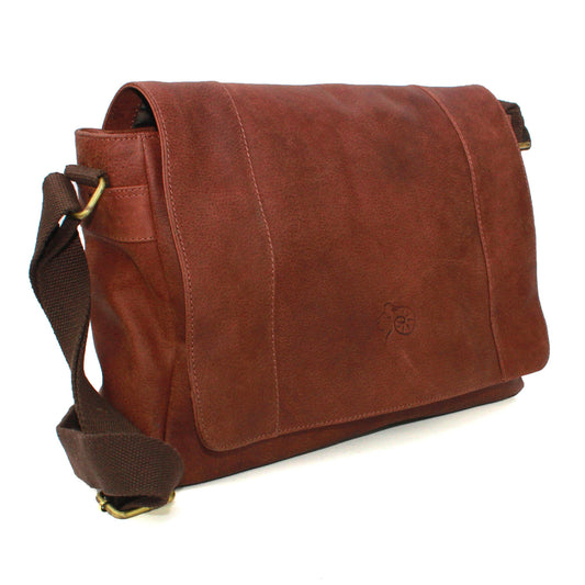 Jacob Leather Messenger Bag