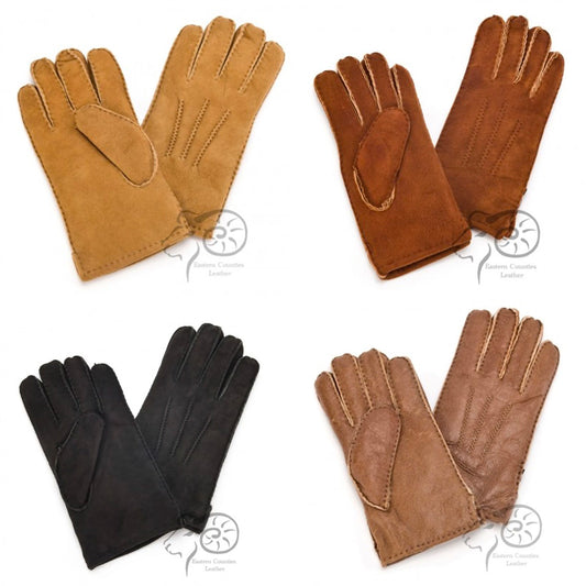 MSG/SP Men's Sheepskin Glove with 3 Point Stitch Detail (Mixed)