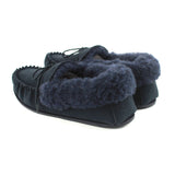 Willow  Ladies Wool Lined Moccasin With Sole