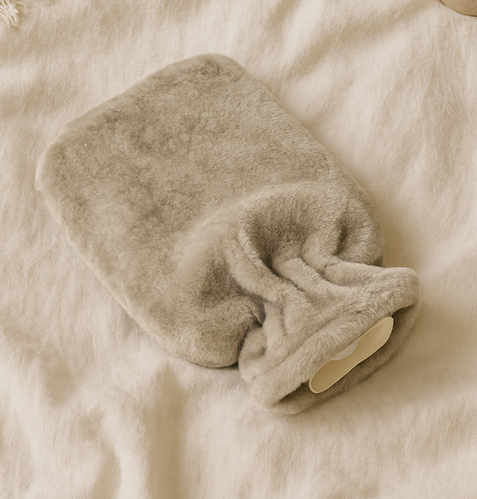 Sheepskin Hot Water Bottle & Cover