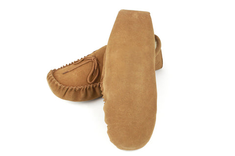 Jesse Unisex Wool Lined Moccasin Soft Sole