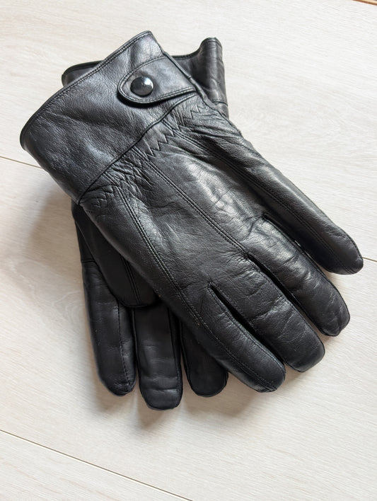 8153 | Mens Leather Biker Glove