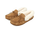 Willow  Ladies Wool Lined Moccasin With Sole