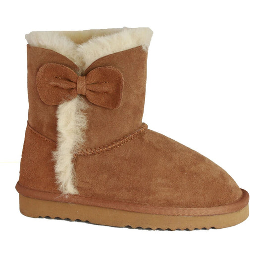 Coco Children's Sheepskin Bow Boot