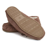 GWM1/S Mens Wool Lined Moccasin Hard Sole