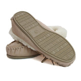 LWM1/S Ladies Wool Line Moccasin With Sole