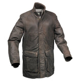 Men's Mid-Length Leather Jacket