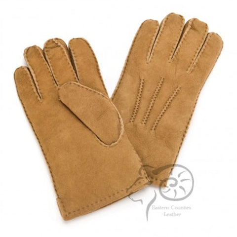 MSG/SP Men's Sheepskin Glove with 3 Point Stitch Detail (Mixed)