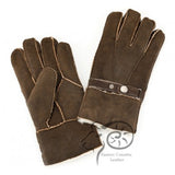 MSG/T Men's Sheepskin Glove with Strap Detail
