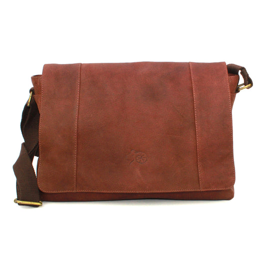 Jacob Leather Messenger Bag