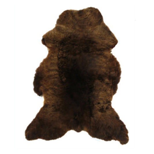 Natural Brown Rare Breed Single Sheepskin Rug